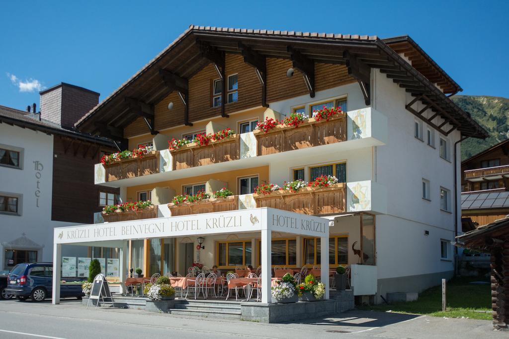 Hotel Kruezli - Dapi 1914 Sedrun Eksteriør bilde